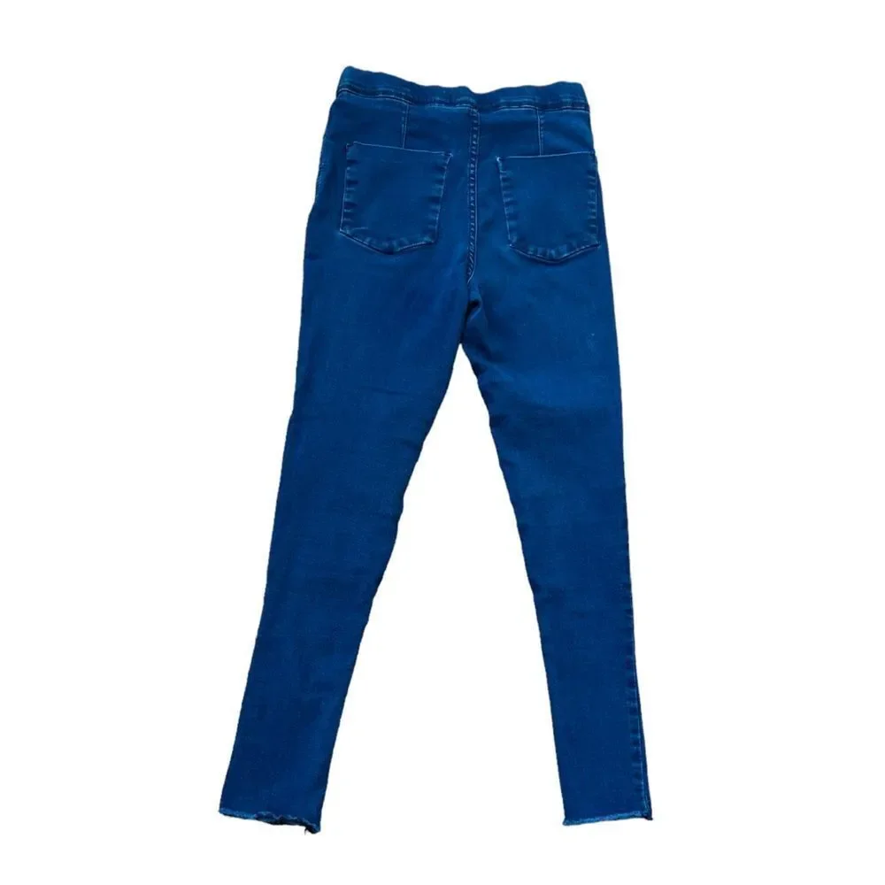 Free People High Rise Raw Hem Pull On Jeans Size  27
